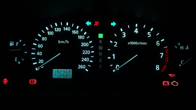 Car Digital Speedometer on activate