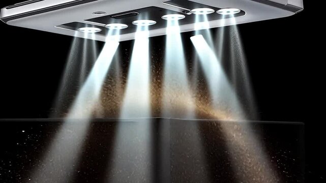 Smartphone cleaning with laser beams