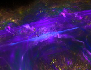 Imaginatory fractal abstract background Image