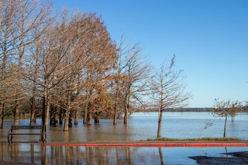 Creciente del r&iacute;o Uruguay
