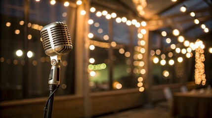 Live music performance cozy venue photography evening ambience close-up view singing and connection