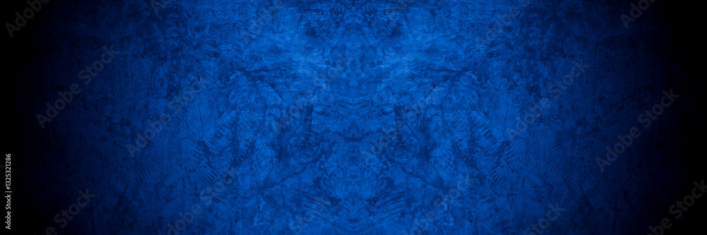 Aufkleber old wall pattern texture cement blue dark abstract blue color design are light with black gradient b
