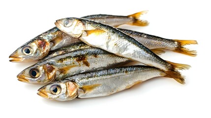 Fish herring isolated on white background