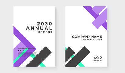 Annual report cover template