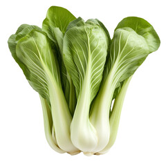 Fresh Bok Choy On Transparent Background, Ready To Use In Your Project. Healthy, Colorful And Nutrient-Rich Vegetable