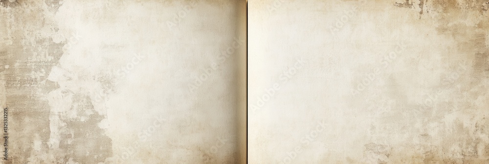 Poster inviting cream and brown book page background for scholarly text layout with golden ratio design ele