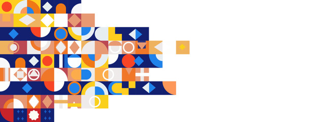 Geometric mural wallpaper © Indah