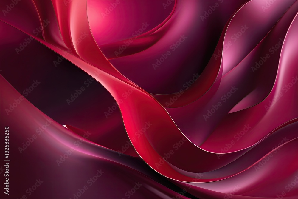 Poster elegant vibrant abstract background in deep crimson and ruby colors with smooth design