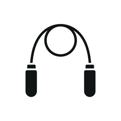 Jump rope icon represents physical fitness and an active lifestyle, perfect for World Health Day promotions, wellness campaigns, sports branding, and exercise-related visuals.