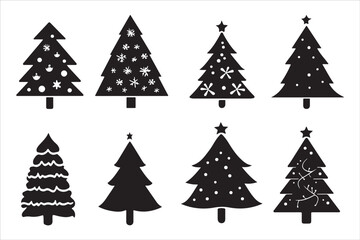 Obraz premium Holiday Christmas Tree Vector Designs