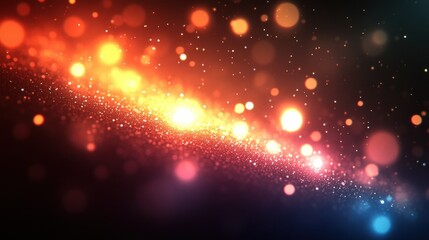 Fototapeta premium Abstract glowing cosmic background