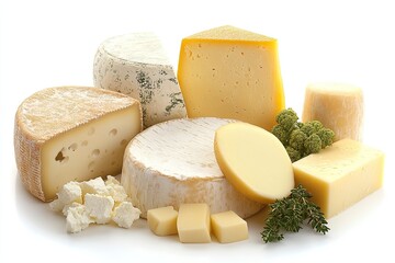 Assorted Cheeses Display