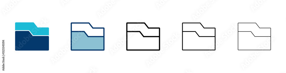Poster folder icon vector isolated on white background. folder and documents icon. icon archive