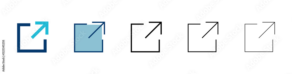 Poster link icon vector isolated on white background. link vector icon. external link symbol vector icon. h