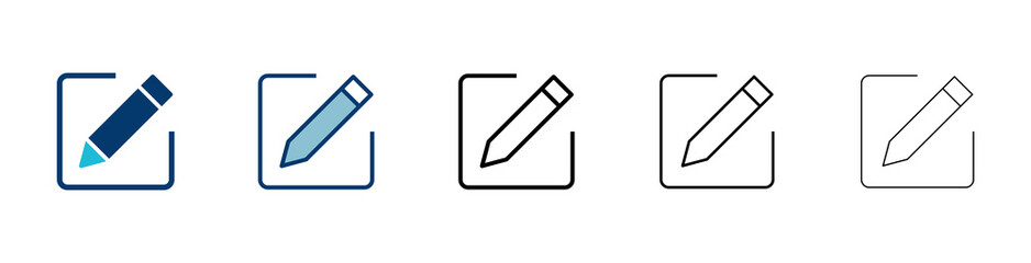 Edit icon vector isolated on white background. Pencil icon. sign up Icon vector. edit text