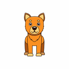 dog cartoon vector
