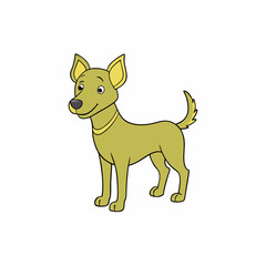 dog cartoon vector