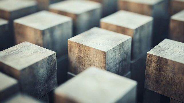 Abstract business concept symbolizing simplicity and clarity in modern strategy，business concept