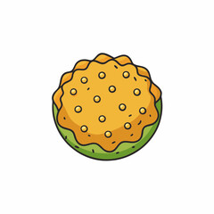 vector illustration of an apple