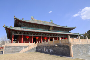 Naklejka premium Beiyue Temple, Quyang, Baoding, Hebei, China