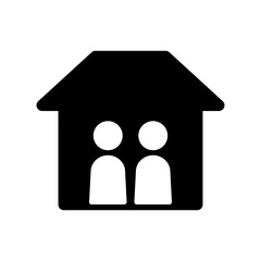 二人暮らしのアイコンイラスト