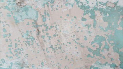 Weathered Peeling Paint Texture on Aged Wall