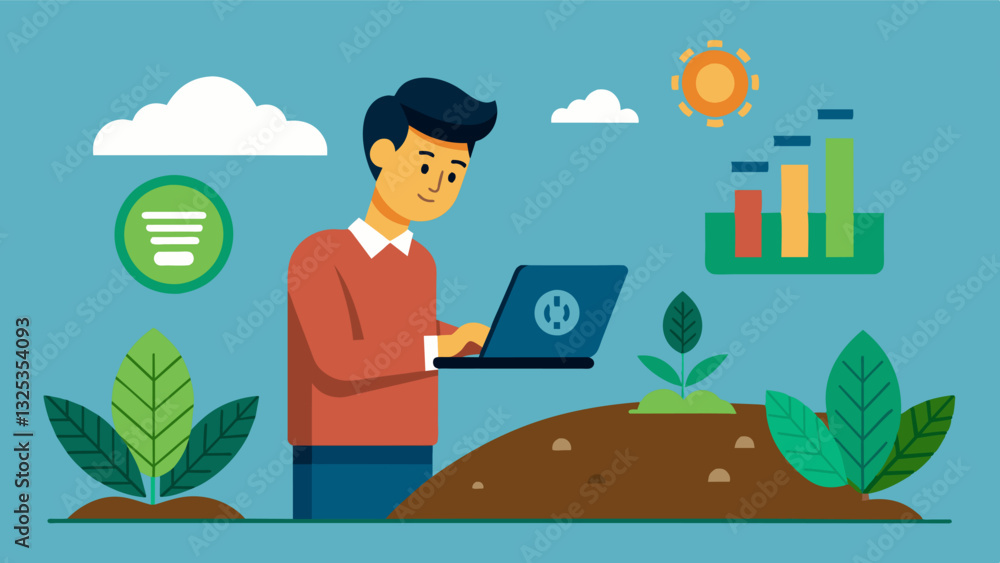 Poster with the help of ai soil analysis can be done more frequently and consistently resulting in a more a