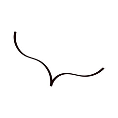 シンプルなフキダシ