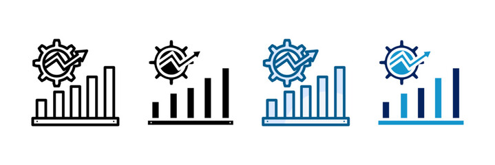 Productivity Icon Set Multiple Style Collection