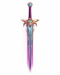 Fototapeta premium sword illustration, suitable for games, novels, or fantasy design projects.