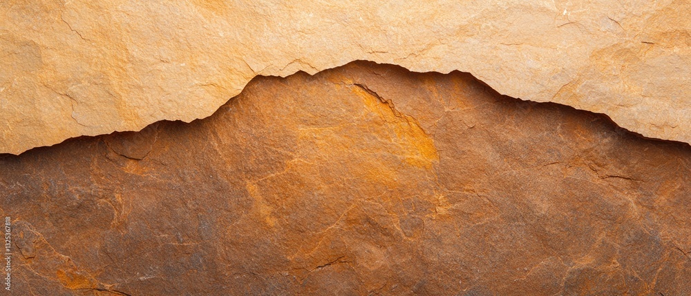 Poster deep earth earthquake concepts. textured rock layers with earthy tones and patterns.