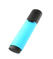 One bright highlighter in air isolated on white