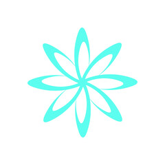 Y2K abstract swirl badge. Retro icon and symbol with modern psychedelic shape. Unique decoration element, cool badge for 90s themed designs, vibrant graphic for trendy collections.