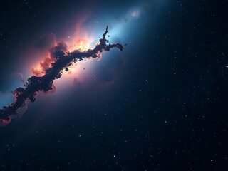 Majestic Nebula in Deep Space Cosmic Clouds, Stellar Dust, Galaxy, Astronomy, Outer Space Exploration