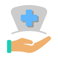 Fototapeta premium Nurse Assistance Icon