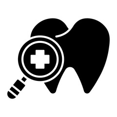 dental checkup Solid icon