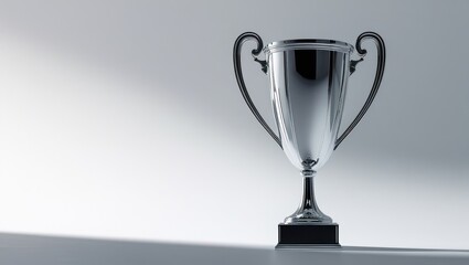 Trophy Award Isolated White Background