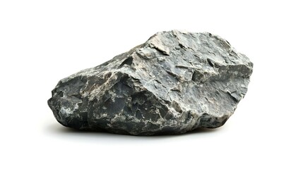 Obraz premium rock isolated on white background