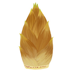 春の味覚、旬の野菜の筍のイラスト素材