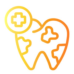 enamel Line Gradient Icon