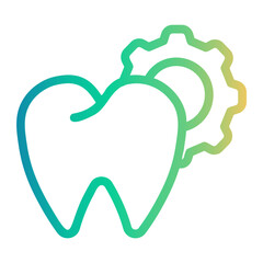 check up Line Gradient Icon