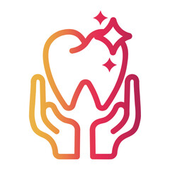 clean Line Gradient Icon