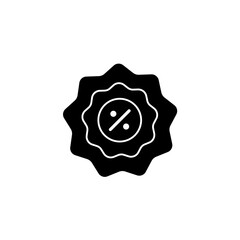 Discount glyph icon
