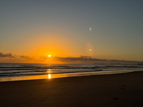 sunrise on the beach
