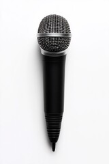 A karaoke microphone with a sleek design