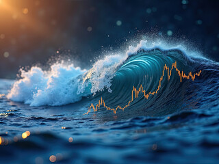 Waves of Growth: Merging Nature and Financial Trends