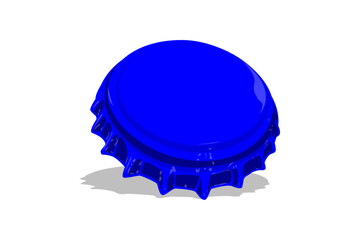 Bottle Cap Blue