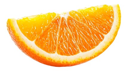 High-Quality PNG orange slice on white