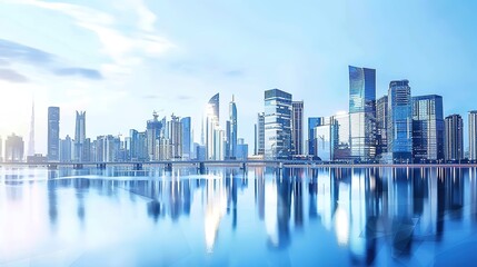 Fototapeta premium Innovative_Development_Technology_Particle_Network_