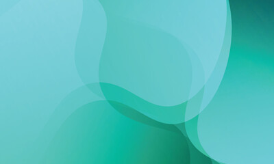 Green abstract background wave